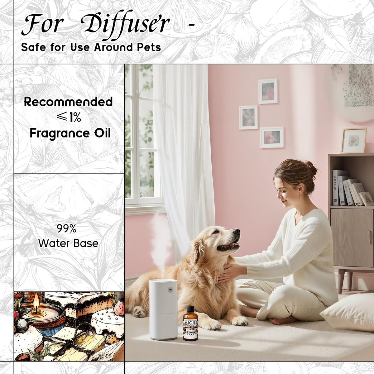 Vanilla Cream Cake Fragrance Oil for Soap Making