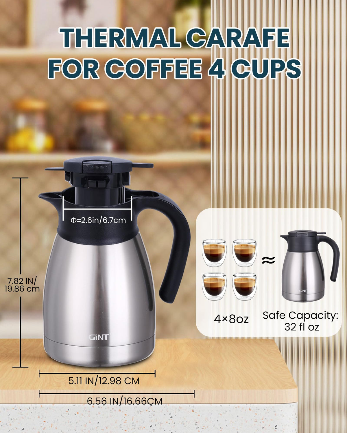 34Oz Thermal Coffee Carafe