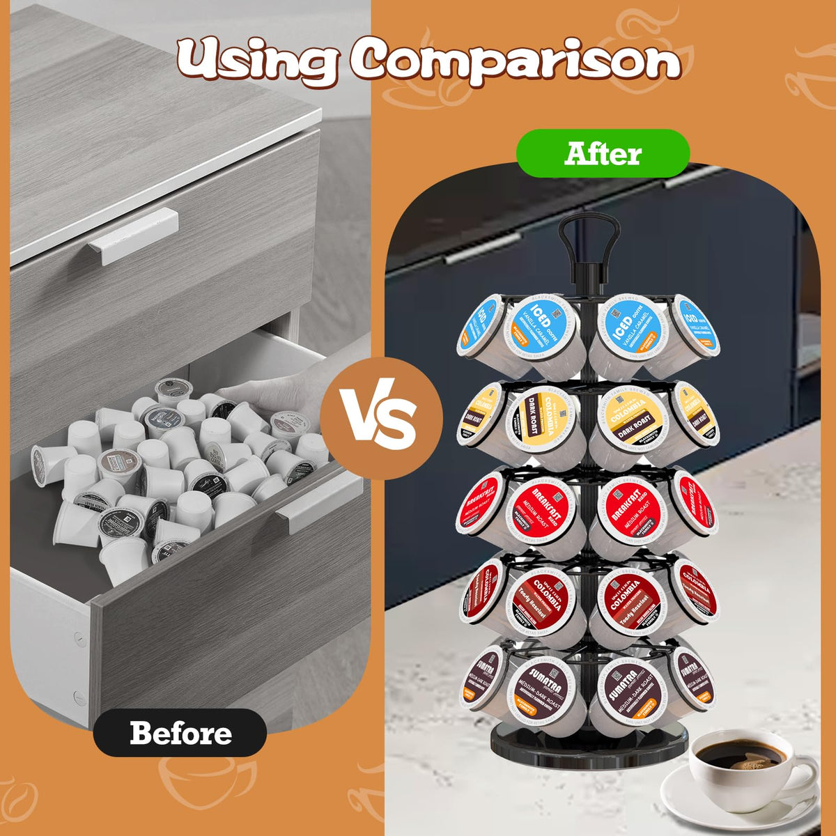 K Cup Holder 40 Pods Capacity