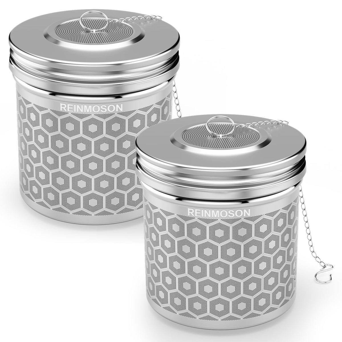 2 Pack Extra Large Tea Infuser for Loose Leaf Tea & Spice Ball (2 Count)