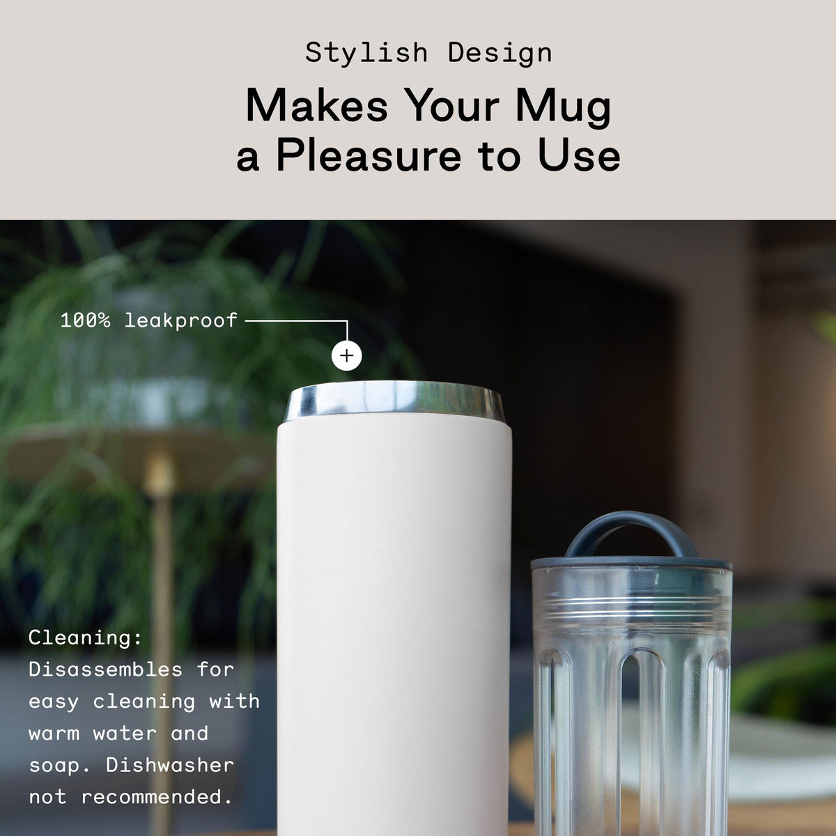 Travel Tea Infuser Mug with Strainer
