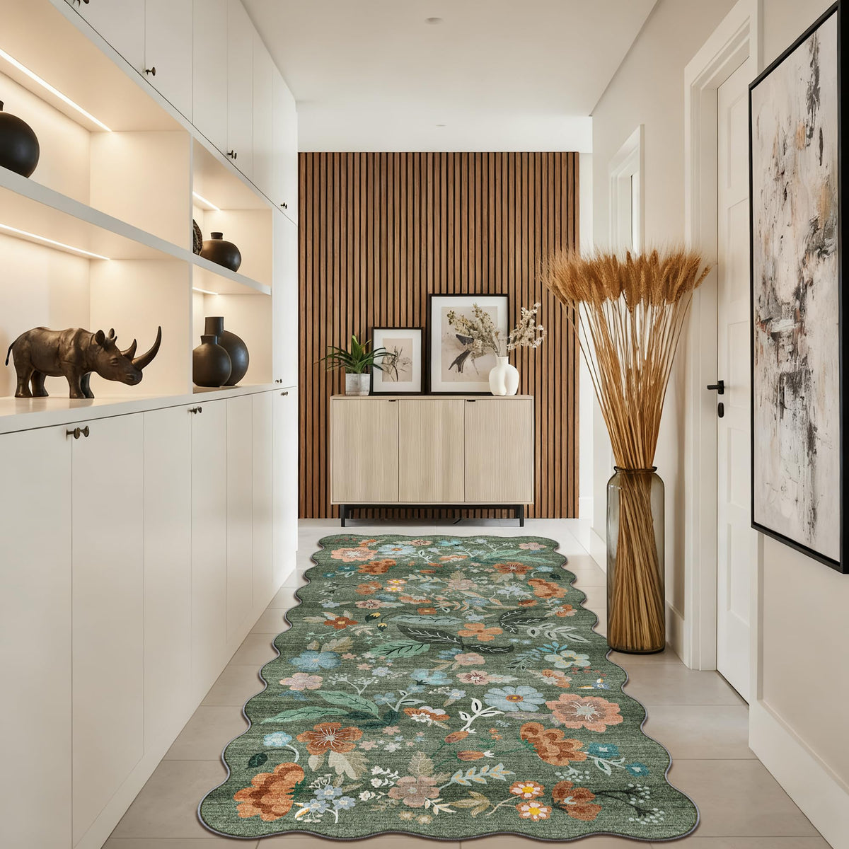 4x8 Washable Area Rug for Family (32 Sq Ft)