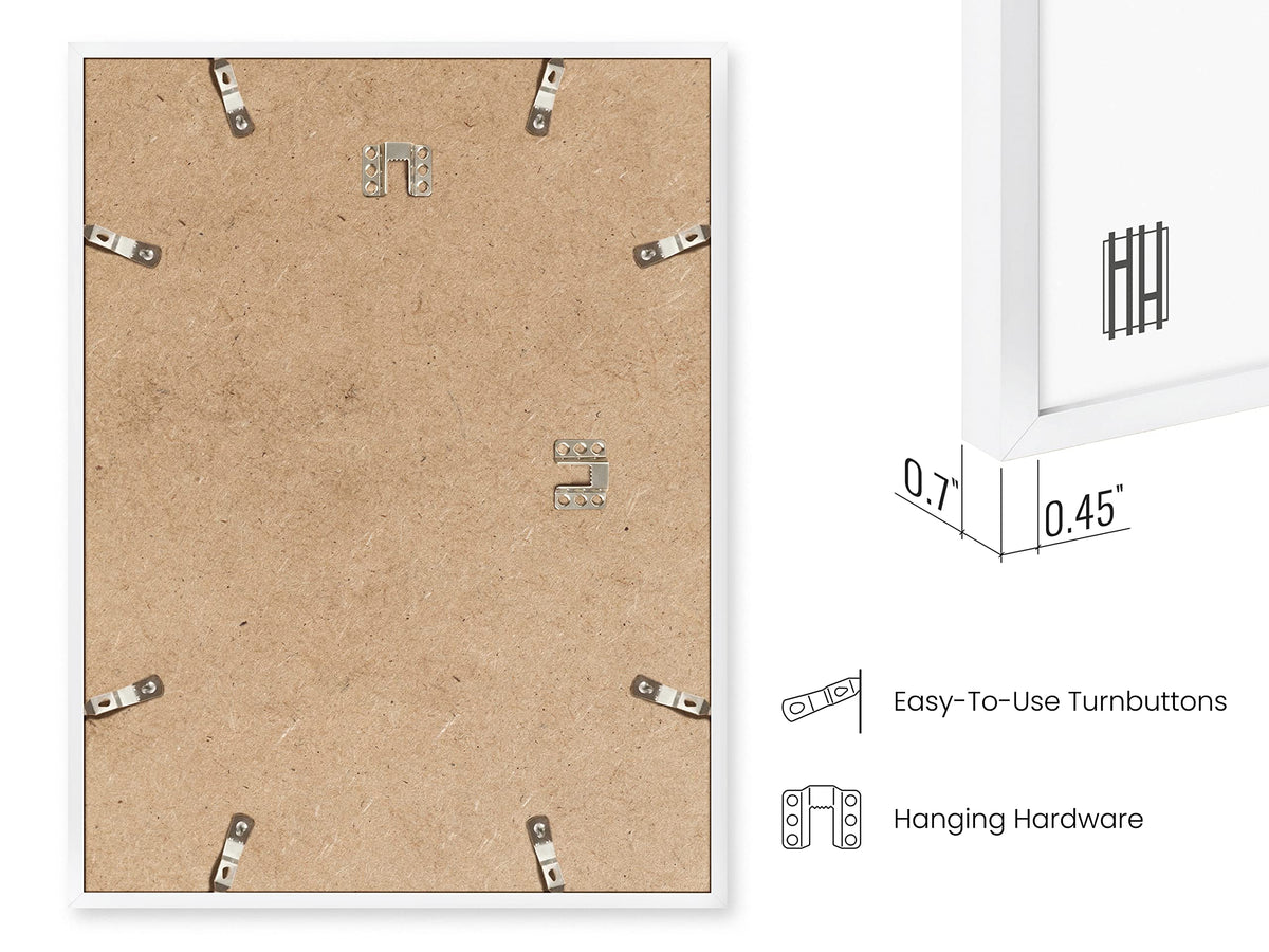 11x17 White Metal Picture Frames