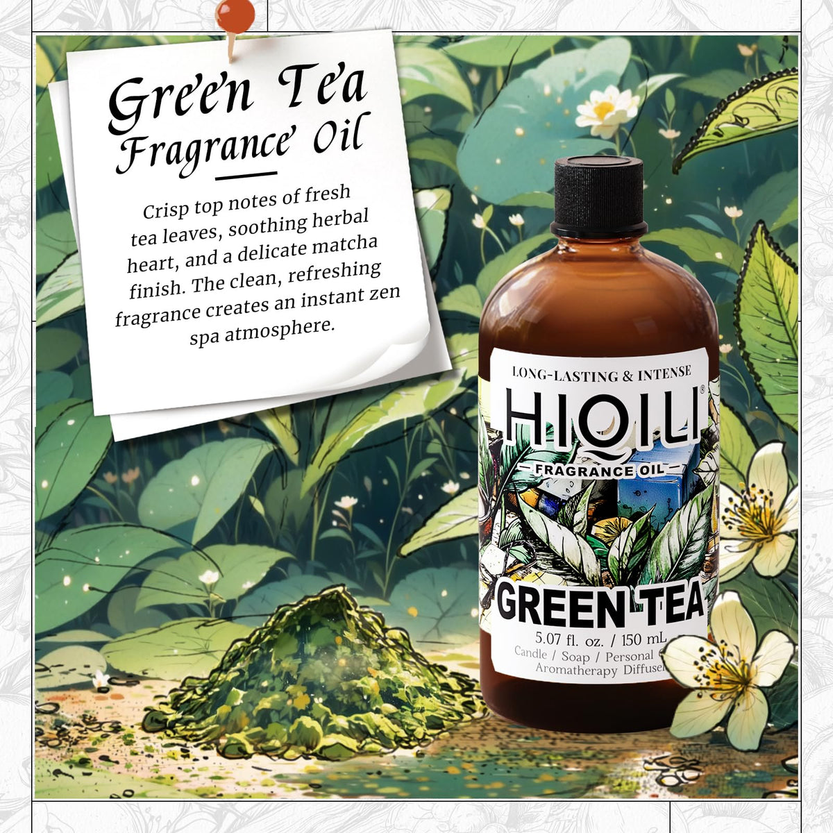Green Tea Fragrance Oil (5.07 Fl Oz)