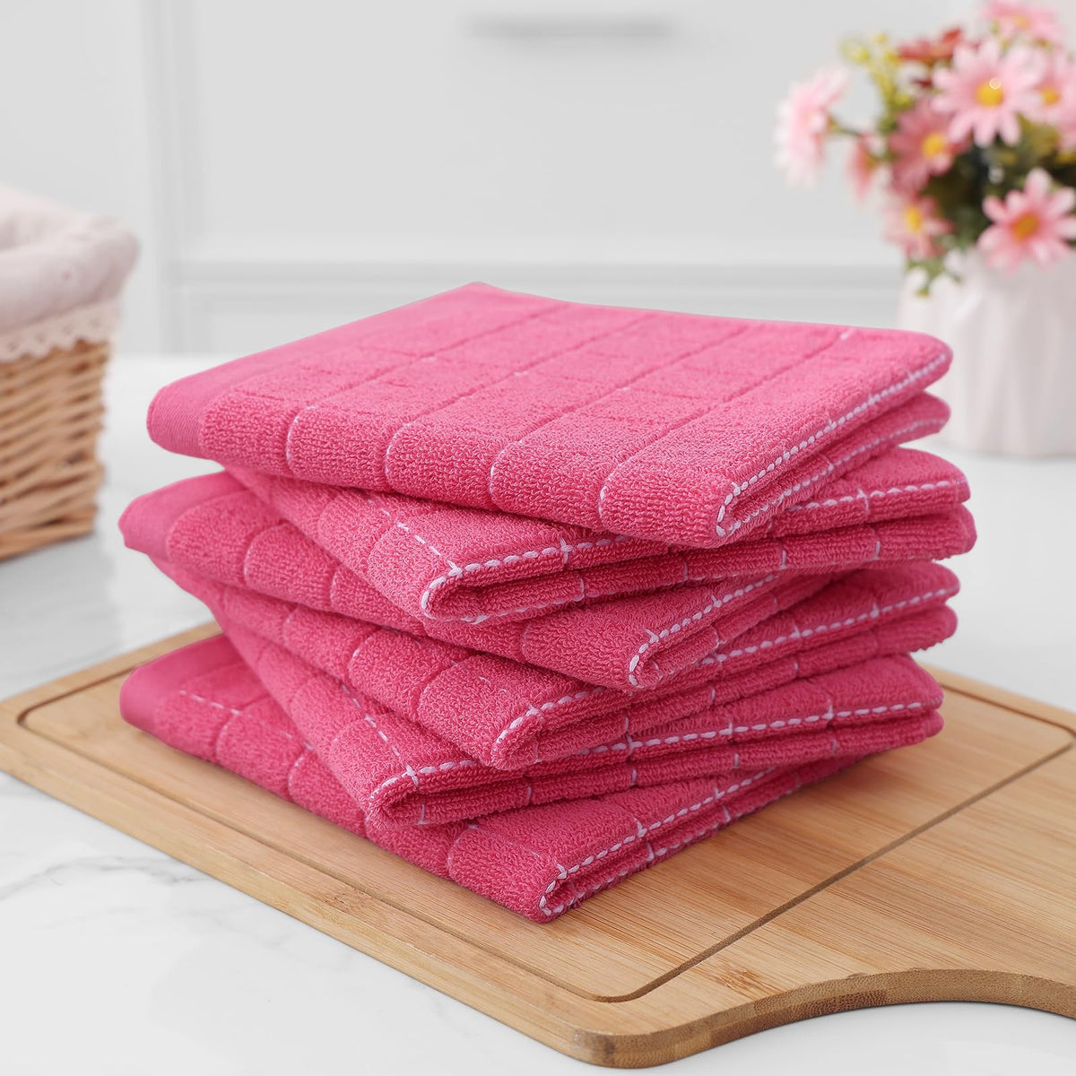 100% Cotton Terry Kitchen Towels (12 Count)