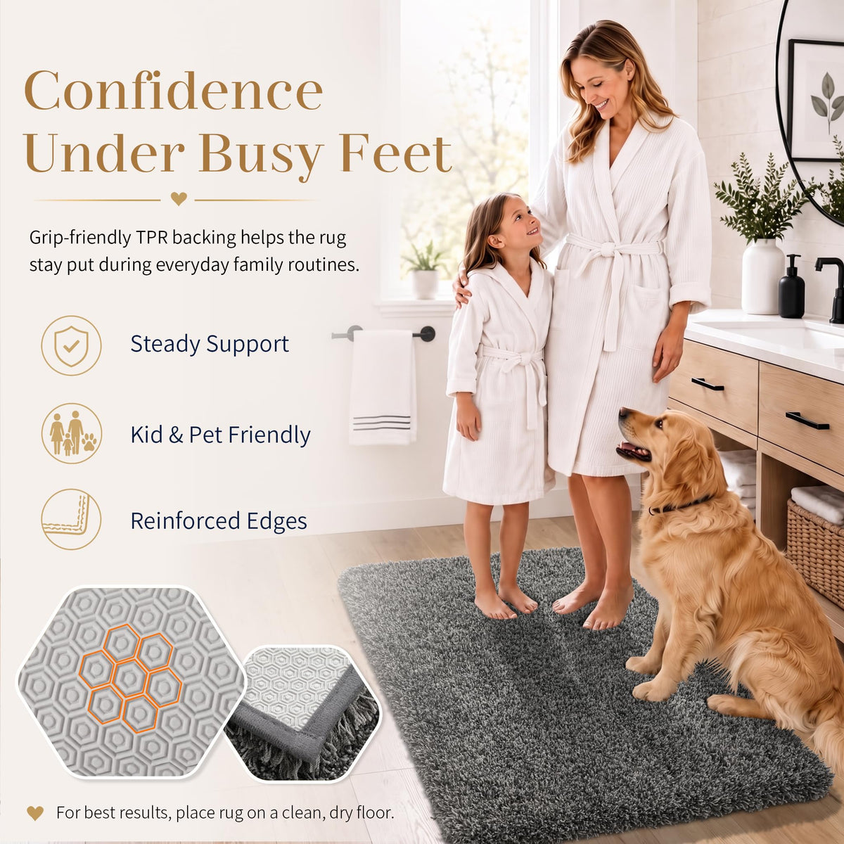 Bath Rugs for Bathroom 32X20