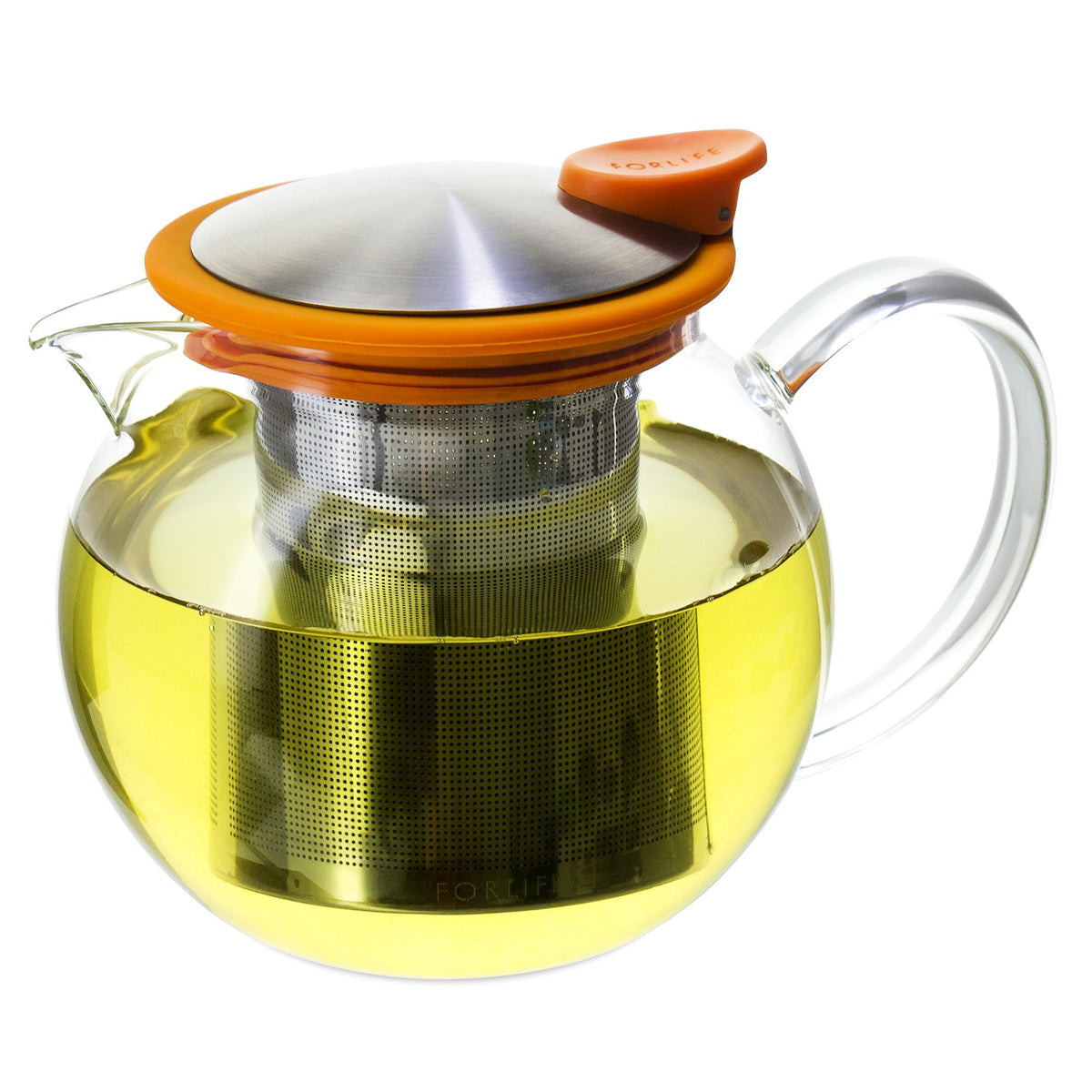 Bola Glass Teapot with Basket Infuser