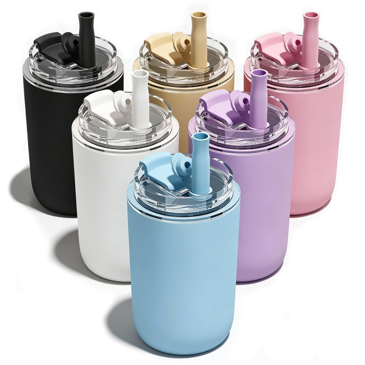 6 Pack 10 oz Insulated Coffee Tumblers (6 Count)