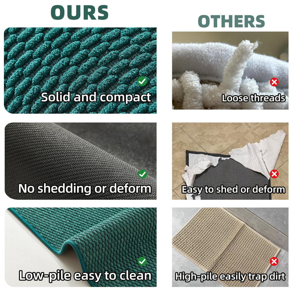 Bathroom Runner Rugs (11 Sq Ft)