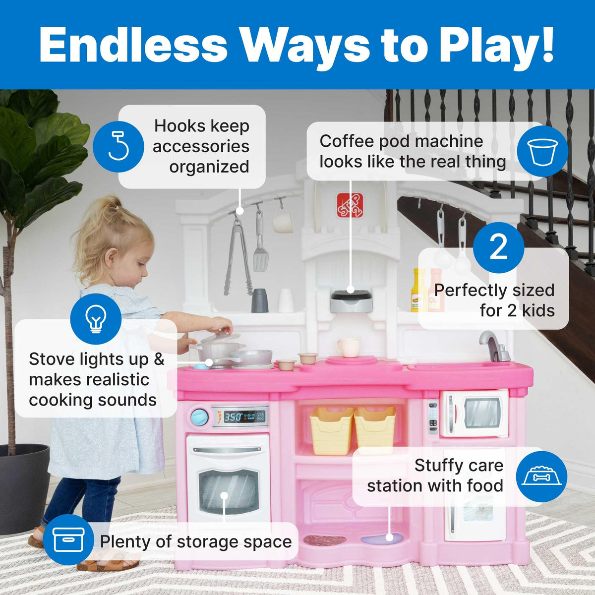 Fun with Friends Kids Kitchen Playset
