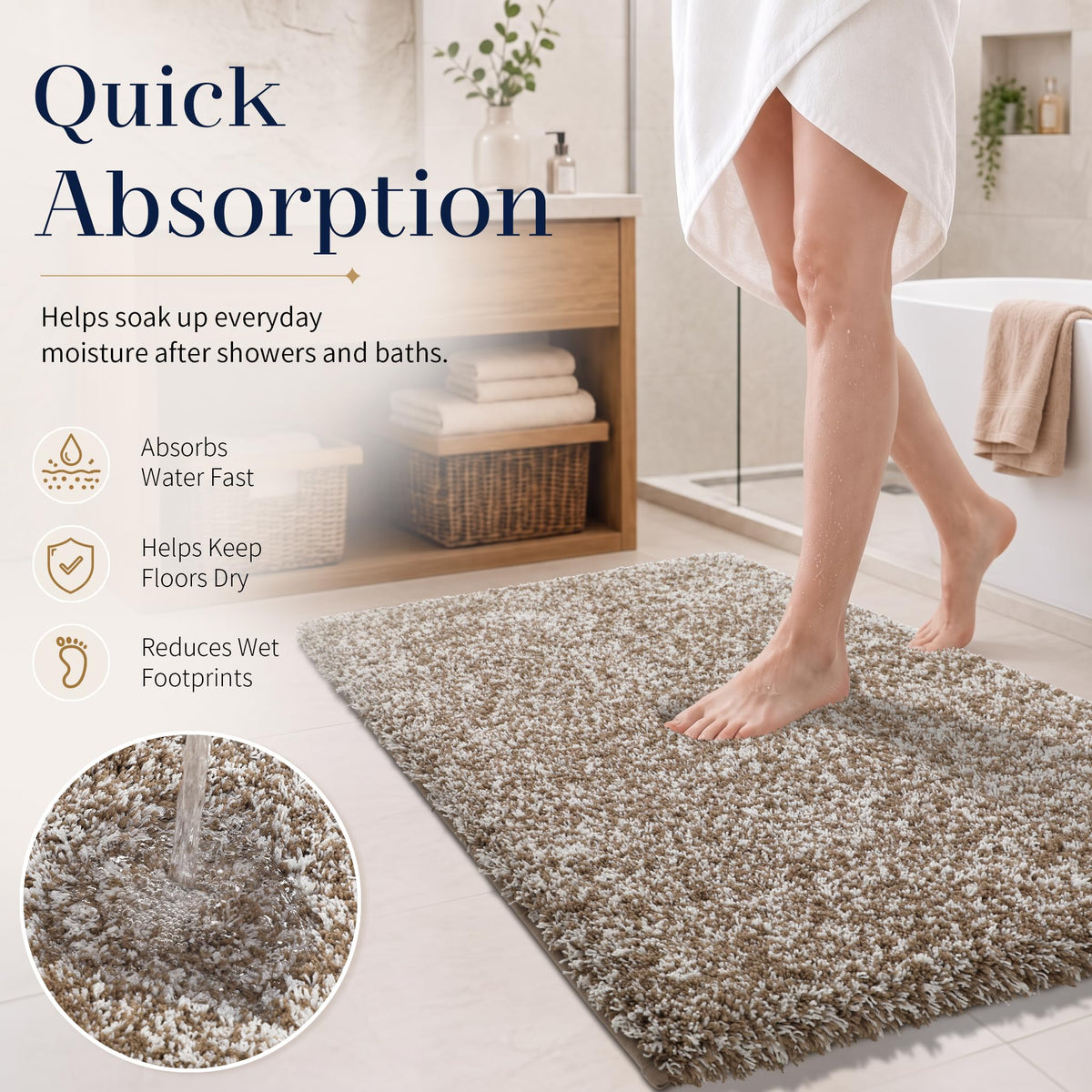 Bath Rugs for Bathroom 32X20
