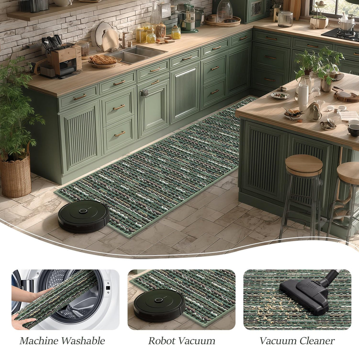 Kitchen Rugs Sets of 2