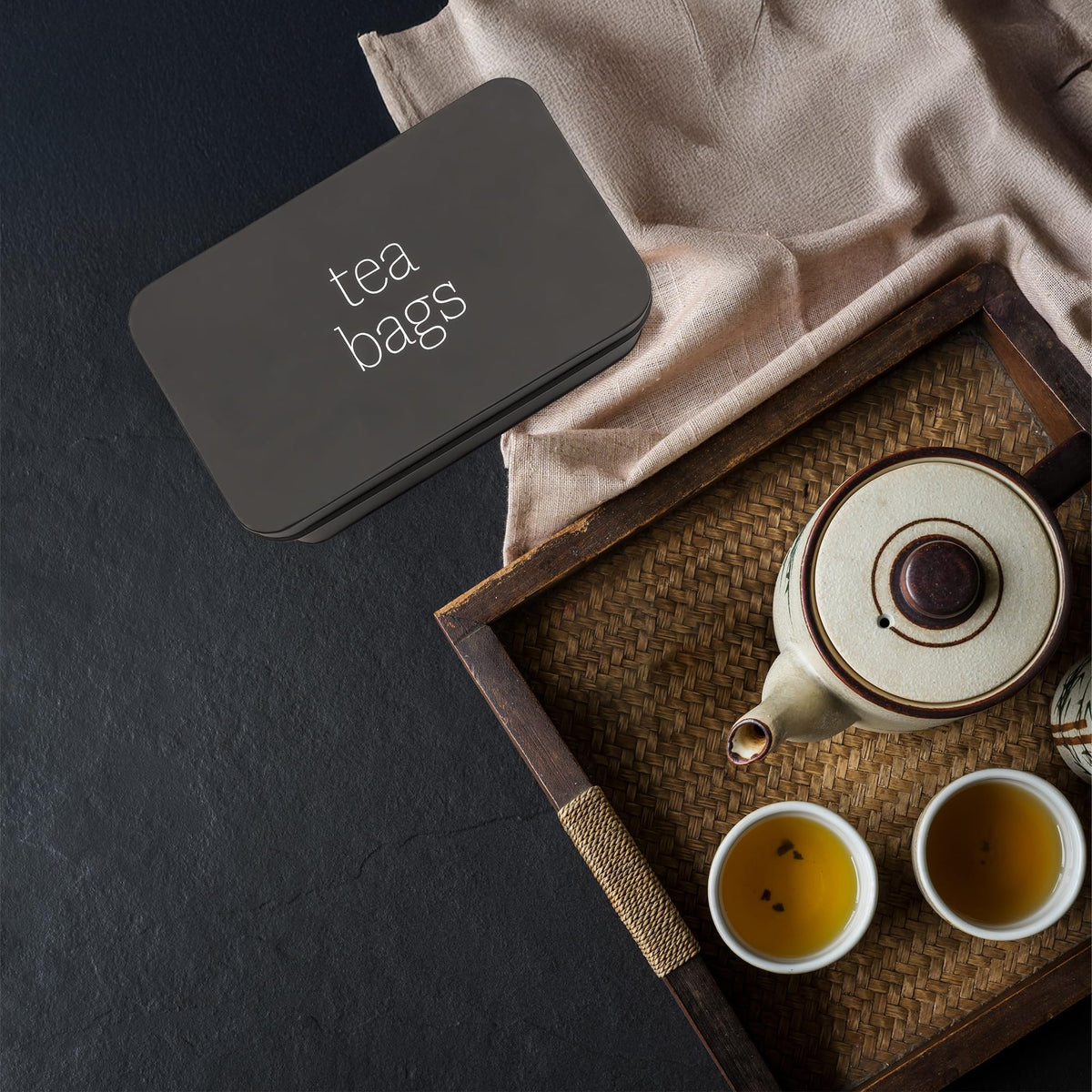 Enamelware Tea Bag Box