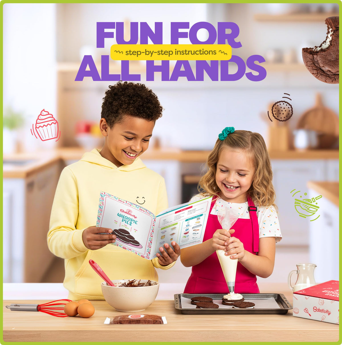 Whoopie Pie Kids Baking Kit with Pre