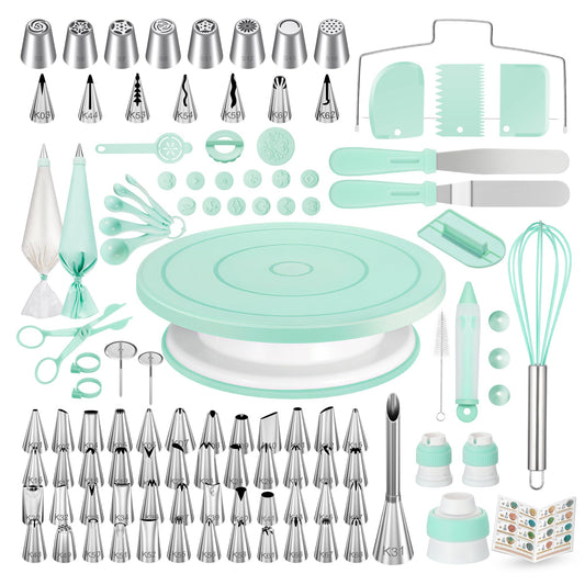 158 Cake Decorating Kit Baking Supplies Tools for Beginners & Pros