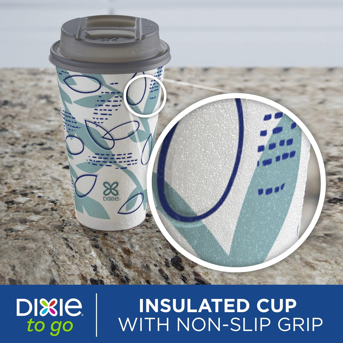 To Go Paper Coffee Cups With Lids (108 Count)