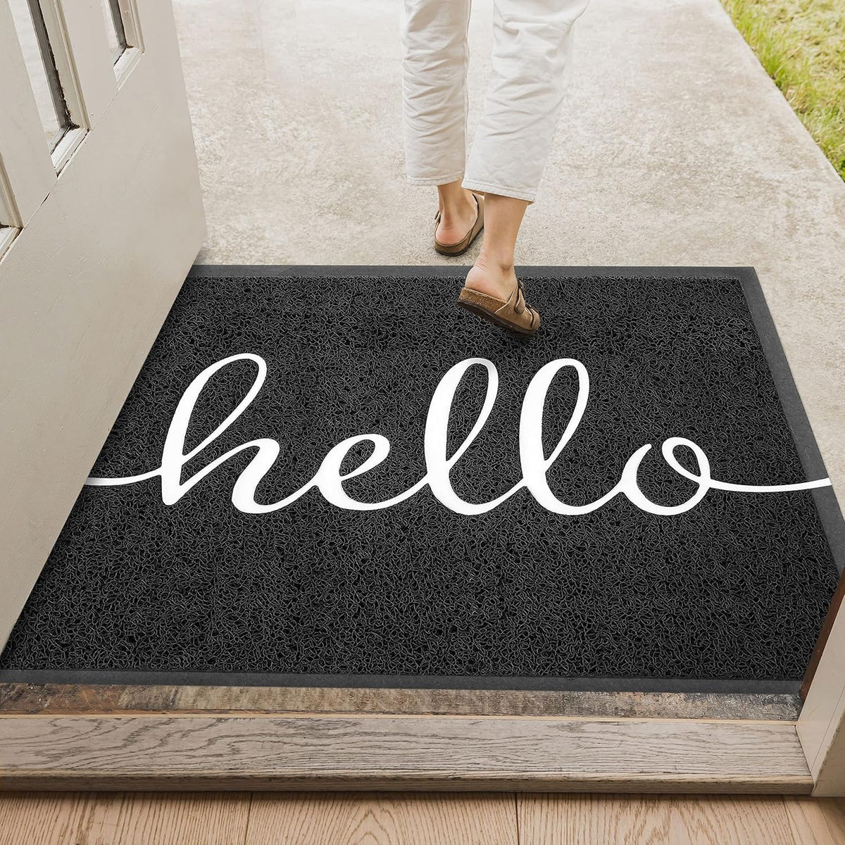 Funny Hello Mats Outside (11.2 Sq Ft)