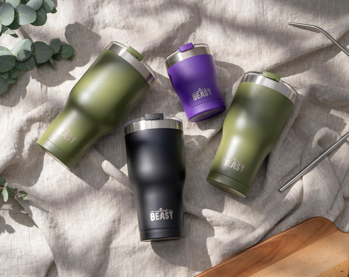 Beast 40 oz Tumbler Stainless Steel Vacuum Insulated Coffee Ice Cup Double Wall Travel Flask