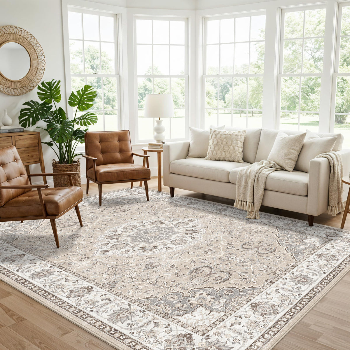 7x10 Area Rug for Living Room (70 Sq Ft)