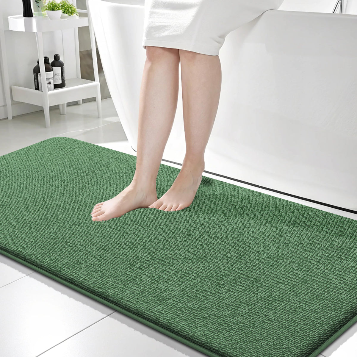Memory Foam Bathroom Runner Rugs 59x24
