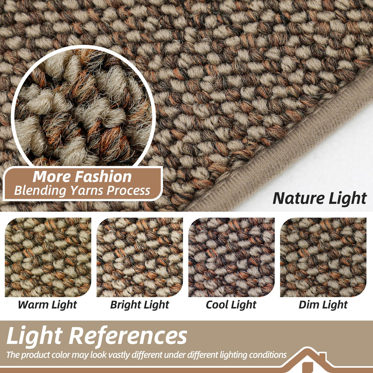 Dirt Trapper Door Mat 36" x 60" Half Circle Non Slip Rugs (15 Sq Ft)