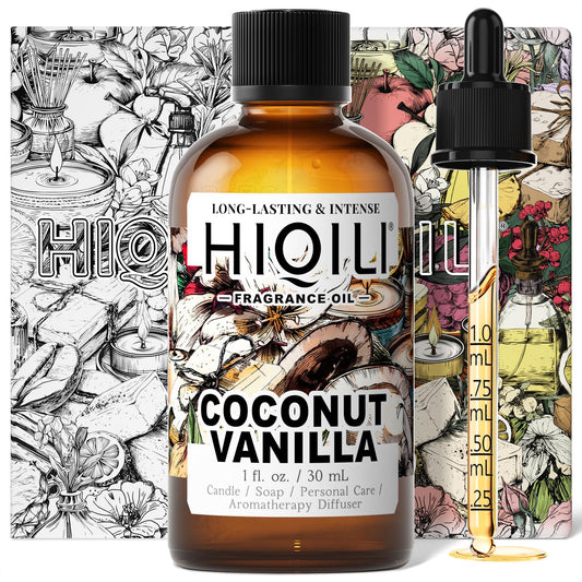 Coconut Vanilla Fragrance Oil for Diffuser & Aromatherapy