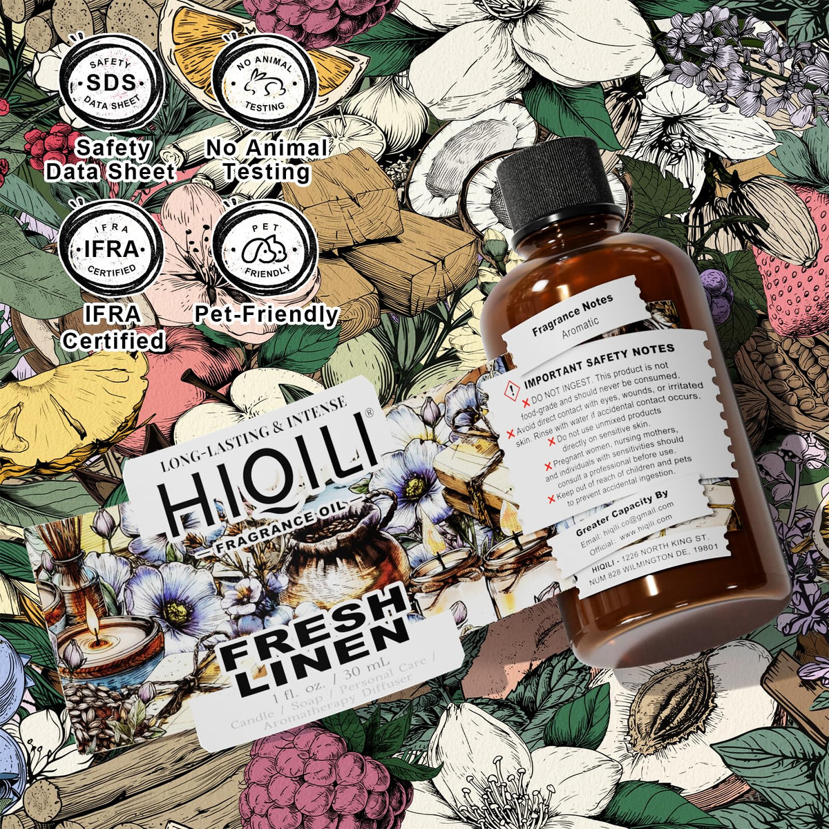 Fresh Linen Fragrance Oil for Laundry