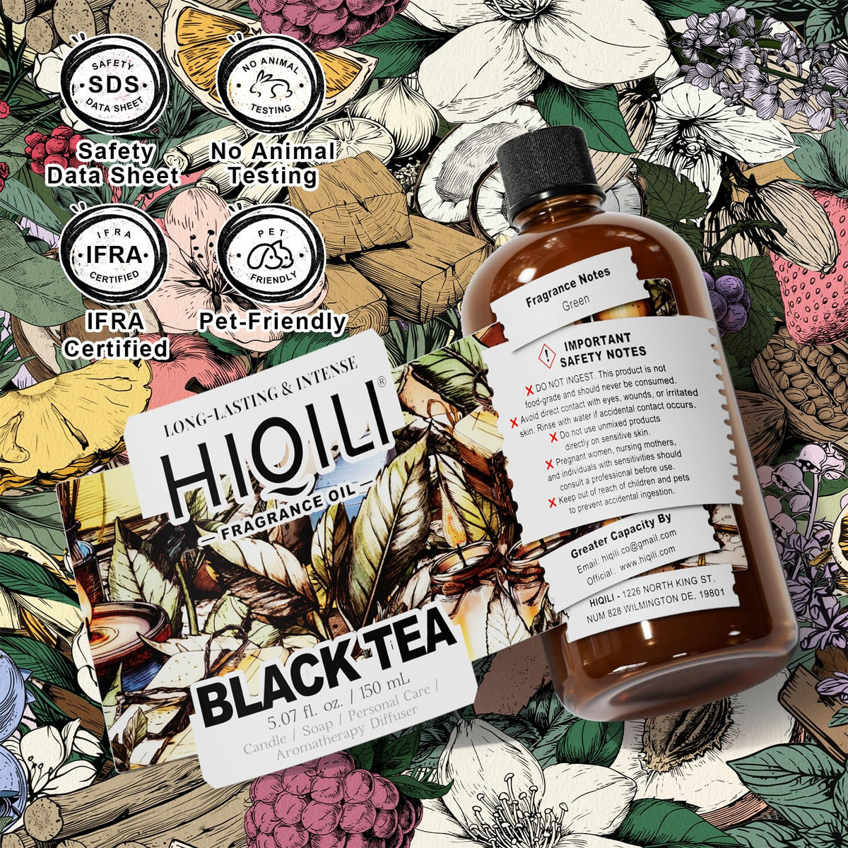 Black Tea Fragrance Oil for Diffuser (5.07 Fl Oz)