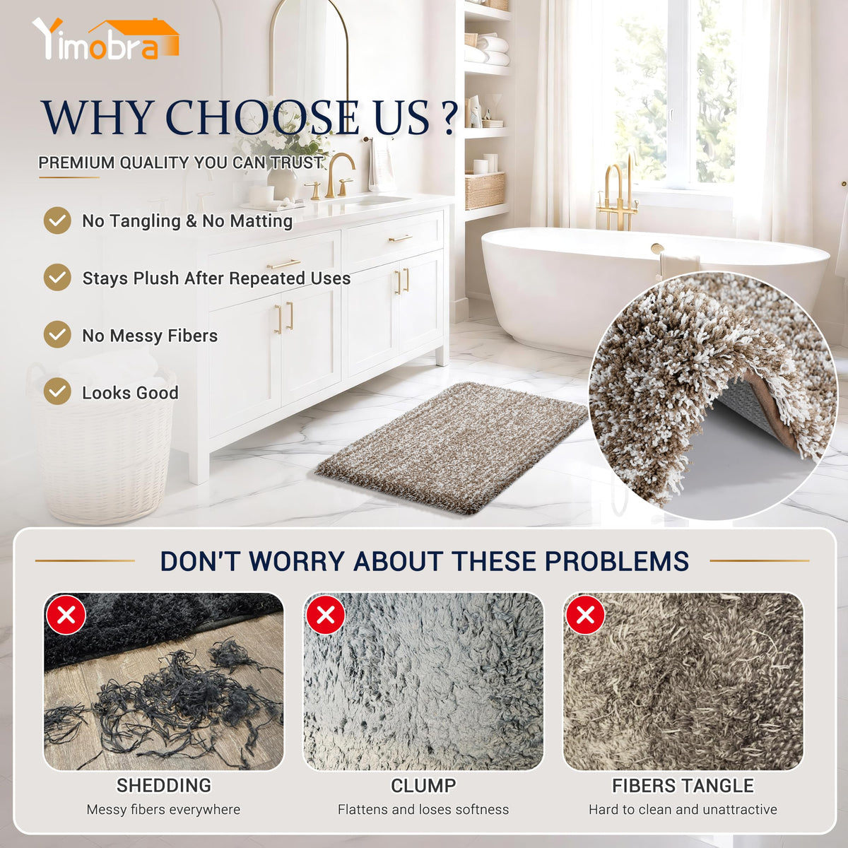 Luxury Bathroom Rugs
