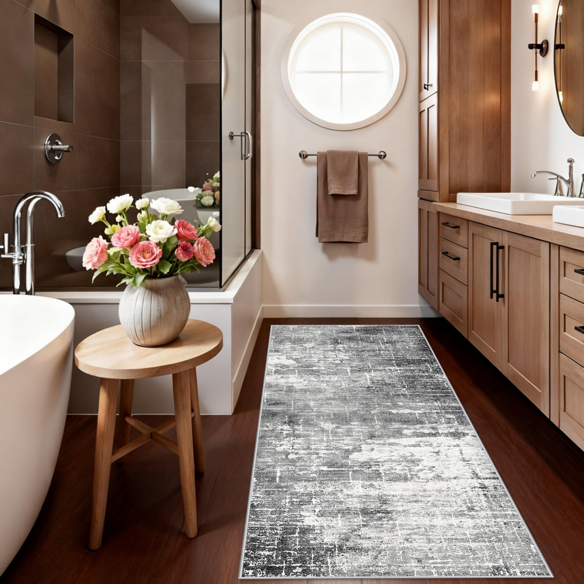 2x6 Abstract Kitchen Runner Rug (12 Sq Ft)