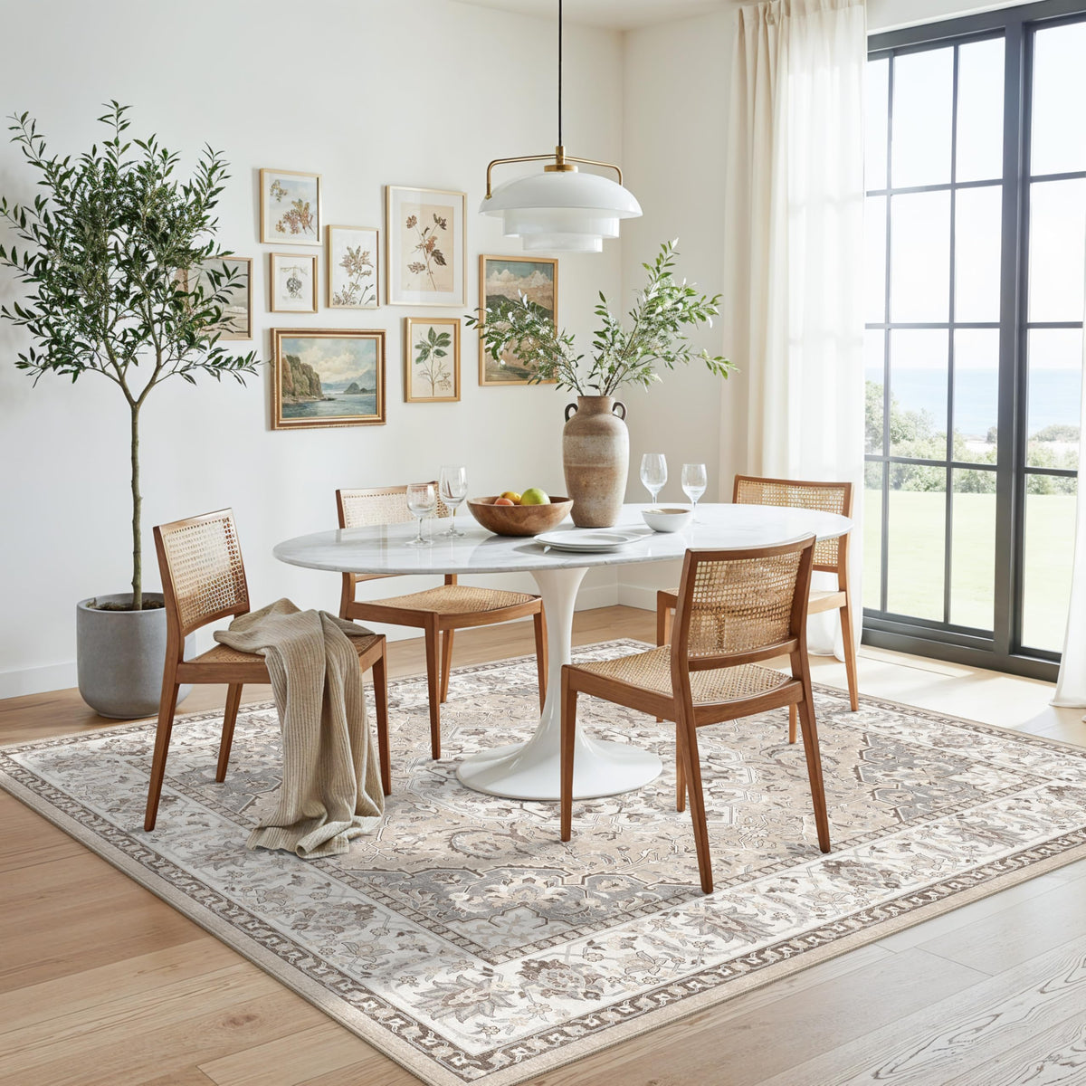 Washable 5x5 Square Area Rugs (25 Sq Ft)