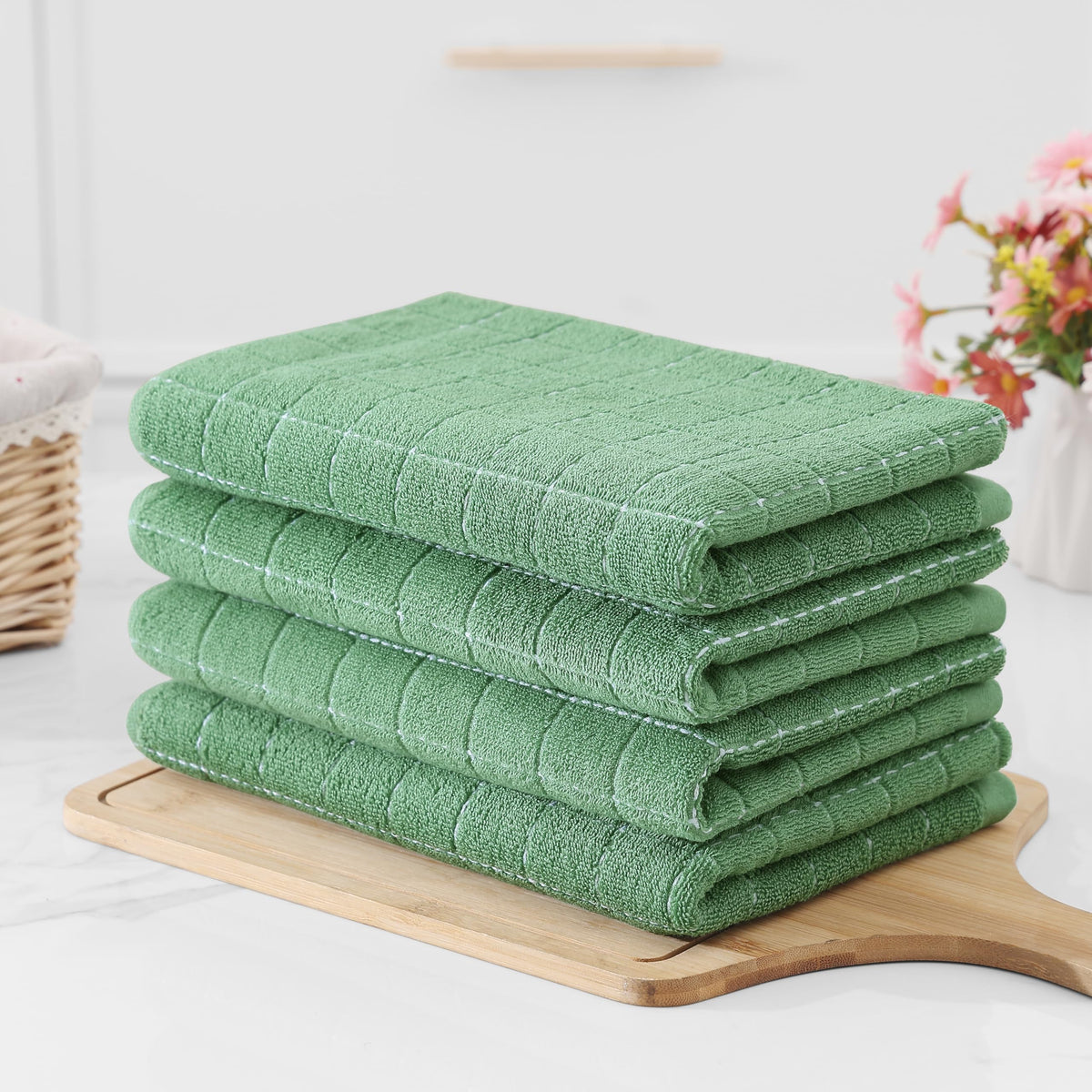100% Cotton Terry Kitchen Towels (6 Count)