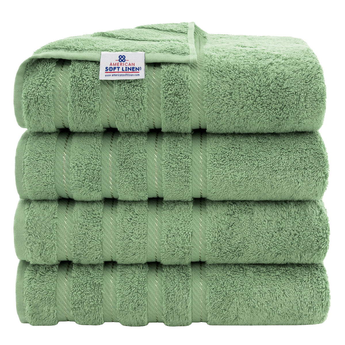 100% Cotton Luxury Turkish Towels (4 Count)