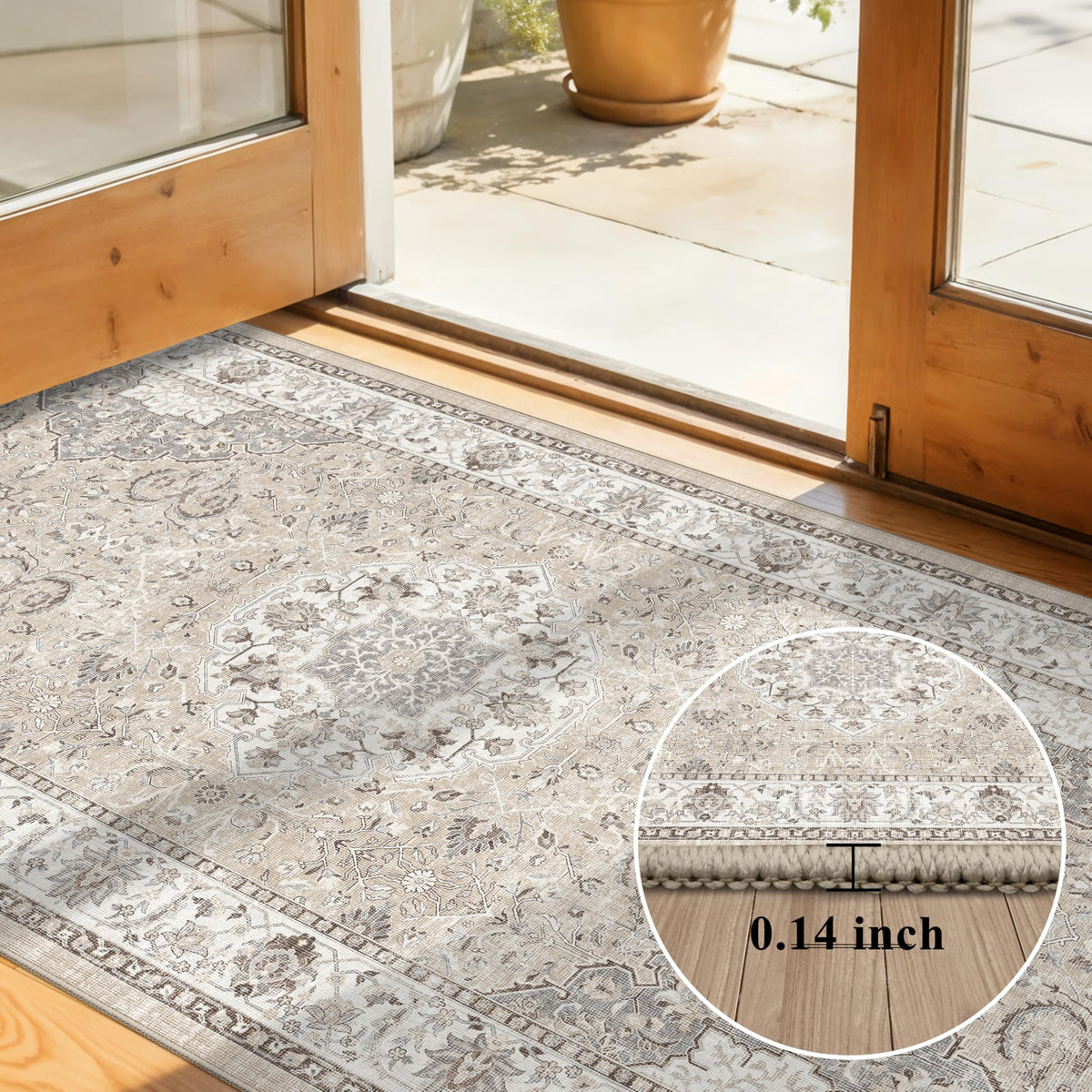 Hallway Washable Runner Rug