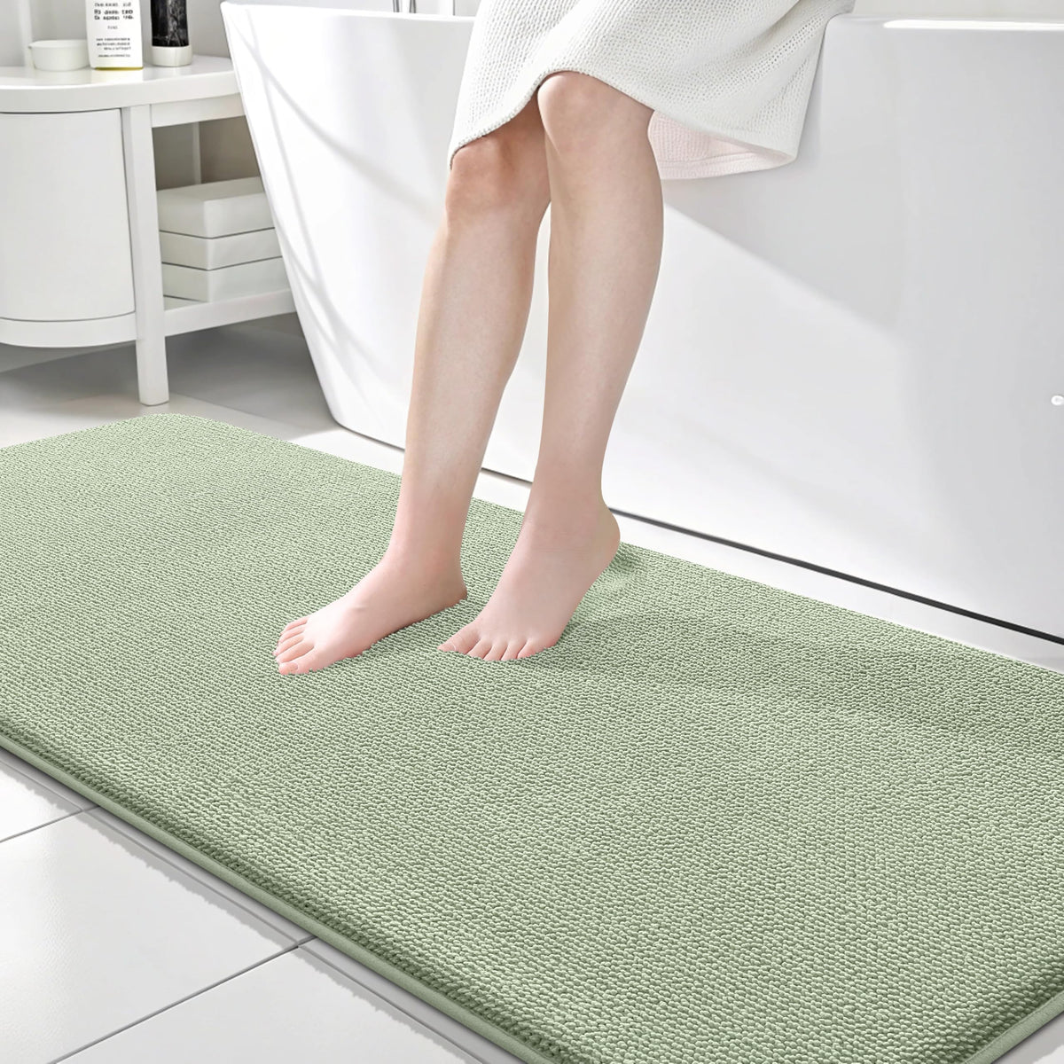 Memory Foam Bathroom Runner Rugs 70x24