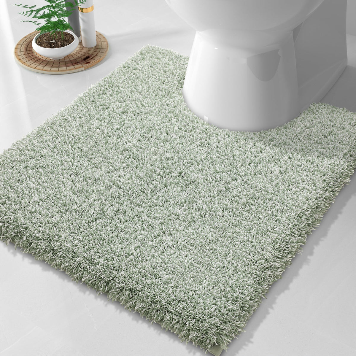 Toilet Rugs U Shaped Washable 24X20