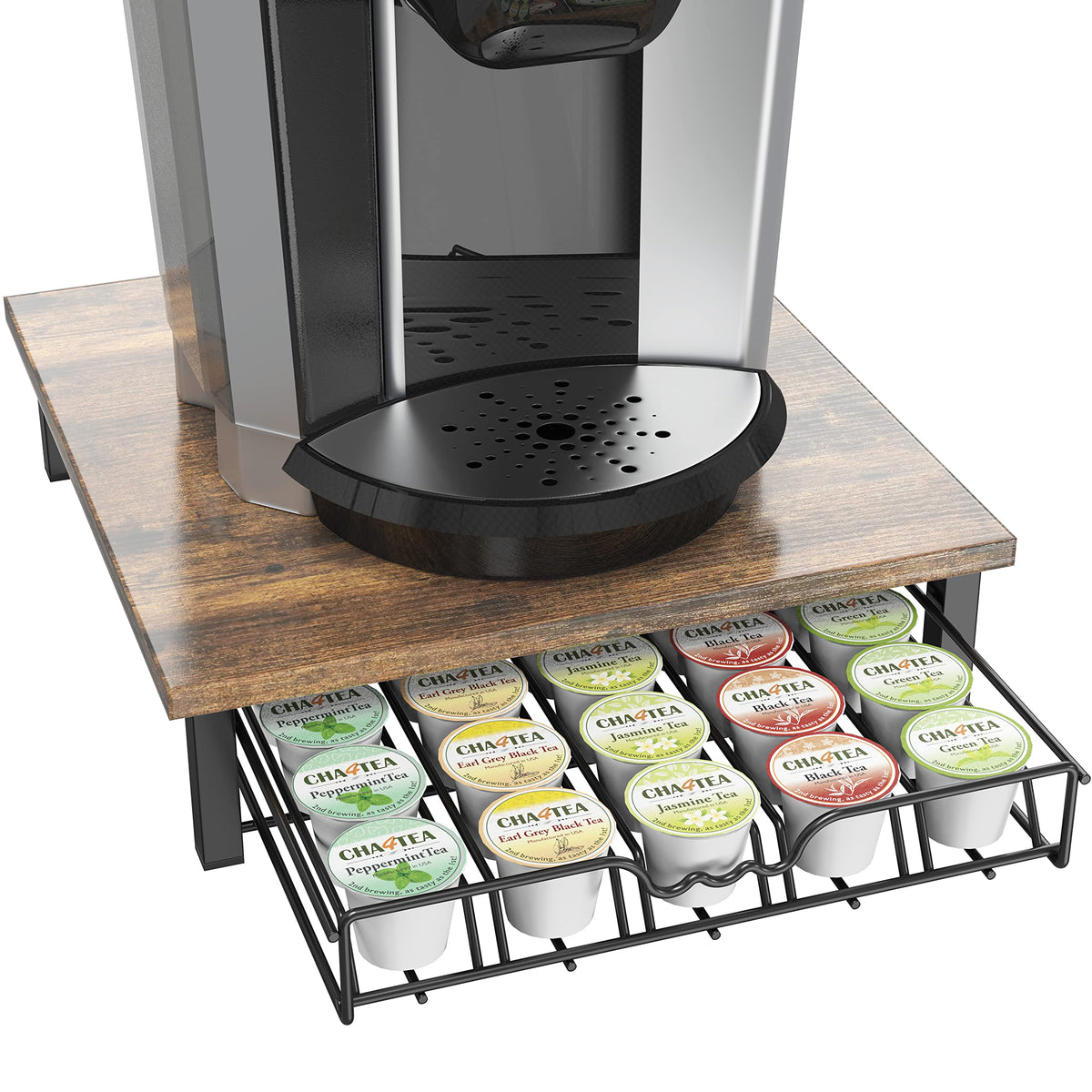 K Cup Holder Drawer for 30 Coffee Pods Storage