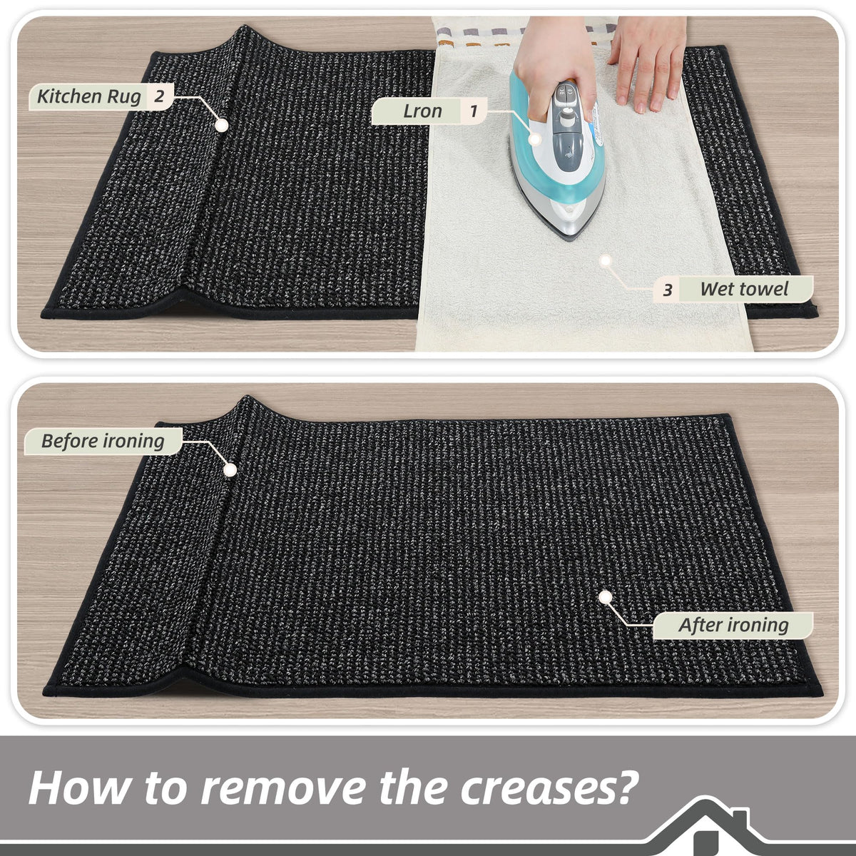 Kitchen Runner Rugs 24"x60"