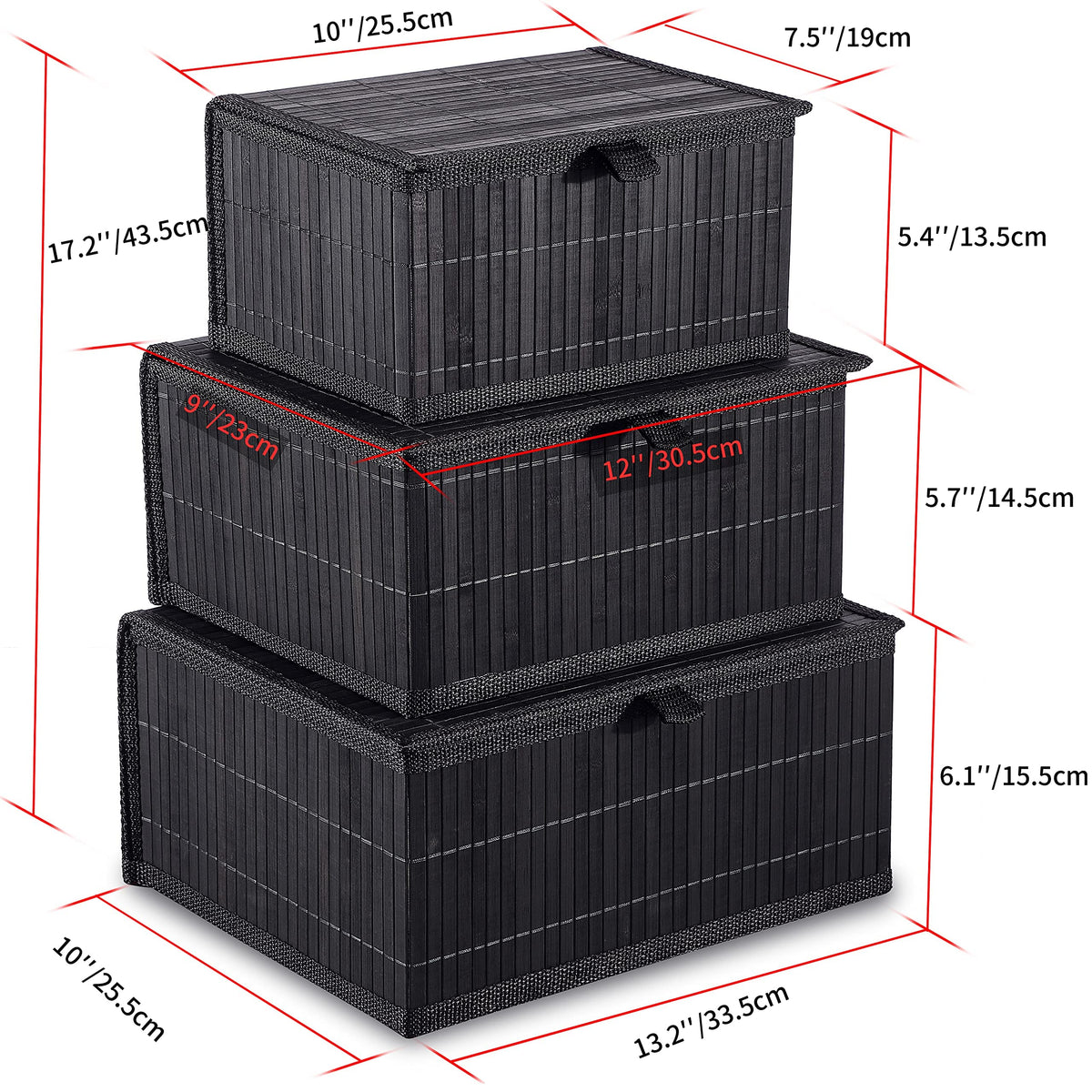 Bamboo Decorative Storage Boxes