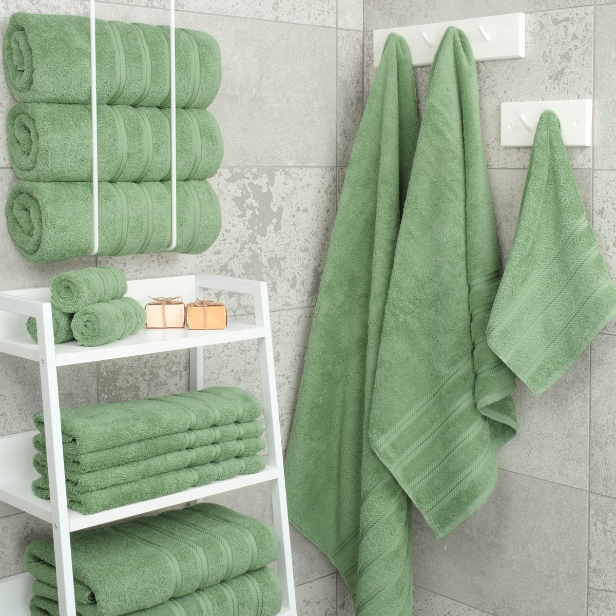 100% Cotton Luxury Turkish Towels (4 Count)
