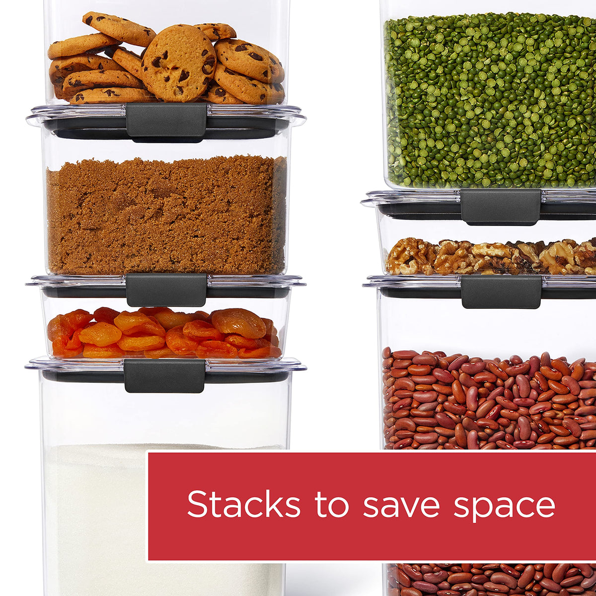 Brilliance Pantry Food Storage Container Set (8 Count)