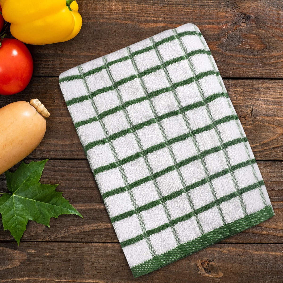 Kitchen Towels Cotton Dish Towels 20”x30” (3 Count)