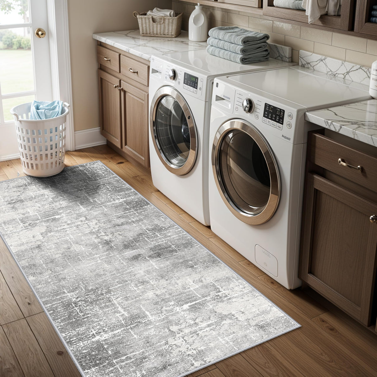 Washable 2x5 Hallway Runner Rug (10 Sq Ft)