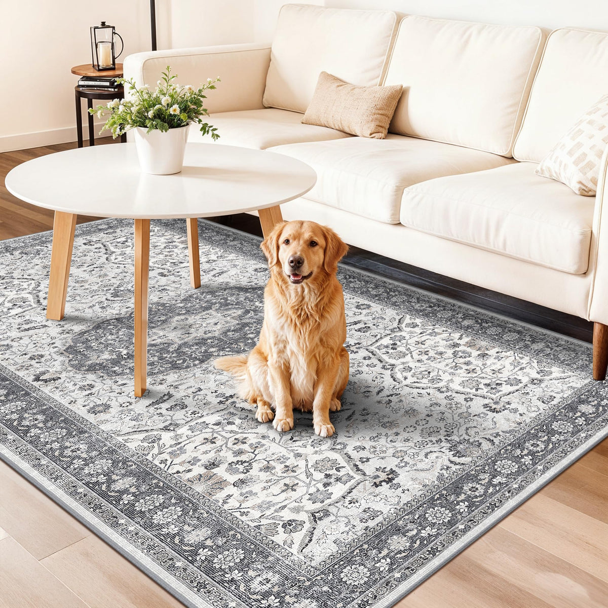 Hallway 4x8 Washable Runner Rug (32 Sq Ft)