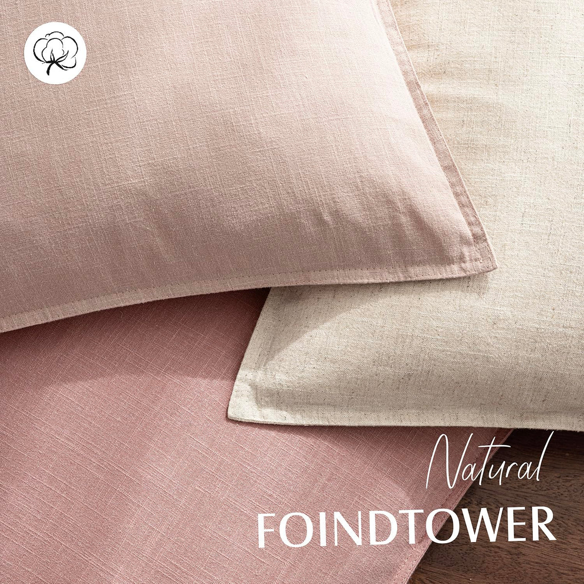 Pack of 2 Decorative Linen Solid Throw Pillow Covers Accent Lumbar Cushion Case Farmhouse Pillowcase for Chair Couch Sofa Bedroom Living Room Home Decor 12 x 20 Inch Rose Pink