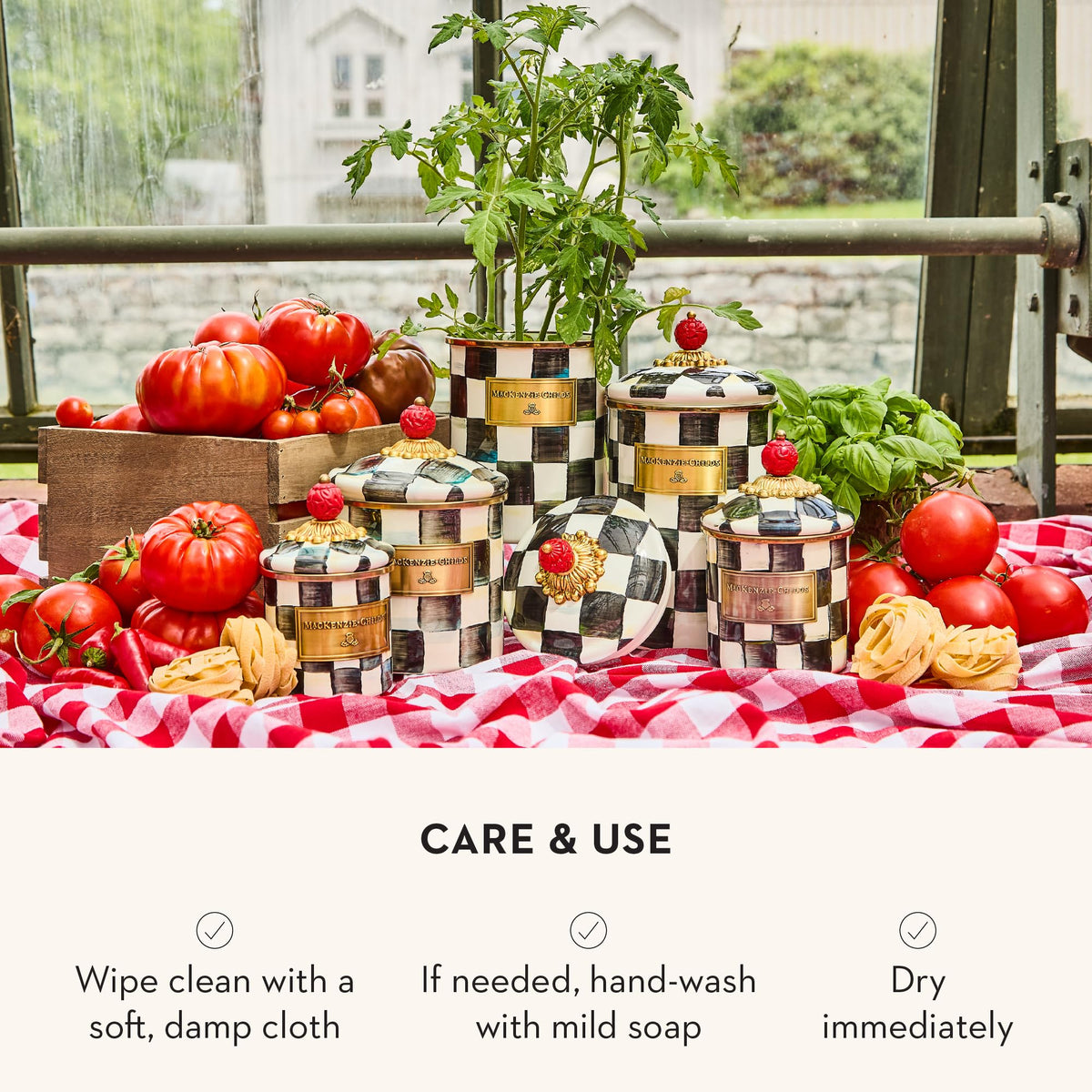 Enamel Canister