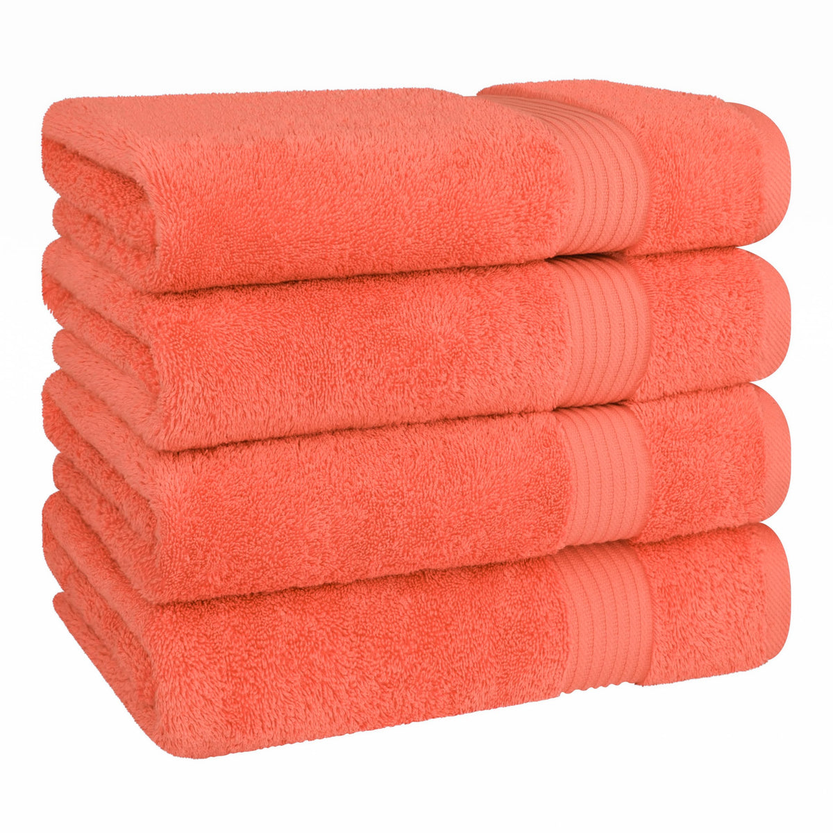 100% Cotton Turkish Towel Set (4 Count)