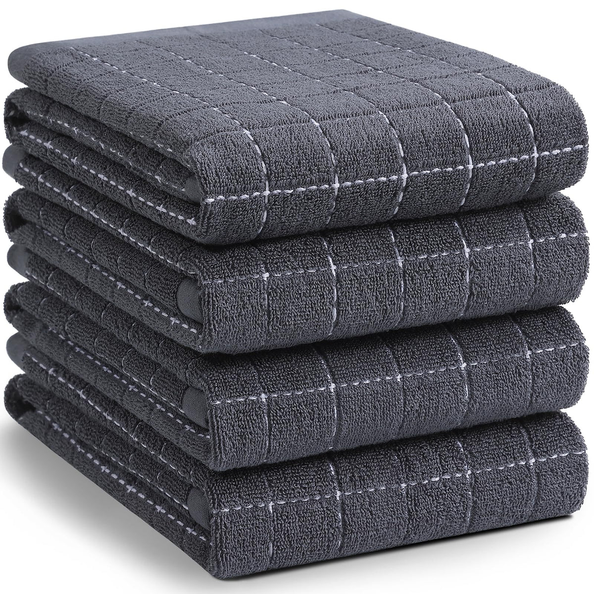 100% Cotton Terry Kitchen Towels (4 Count)