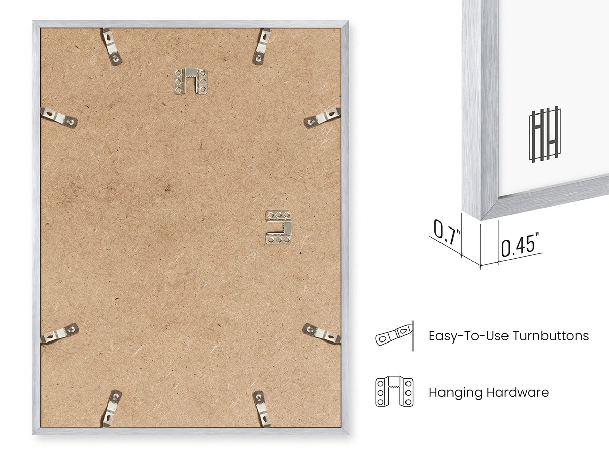 12x18 Silver Metal Picture Frames