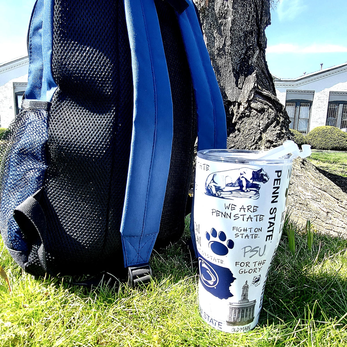 Penn State University 30oz Stainless Steel 3D Icon Travel Mug